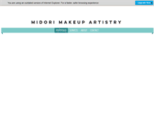 Tablet Screenshot of midorimakeup.com